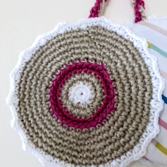 Cute crochet pot holders, Everyday use hanging potholders - Picture 4 of 6